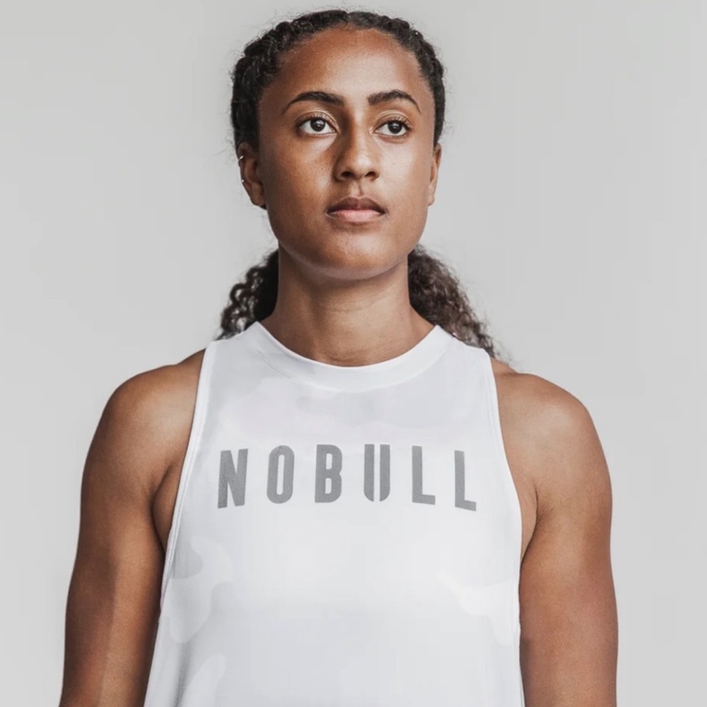 NOBULL High neck tank white Camo